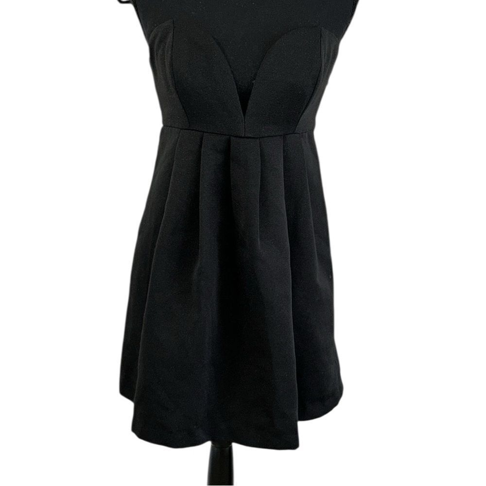 Free people Black Strapless Mini Dress(Size 4) - Picture 3 of 8